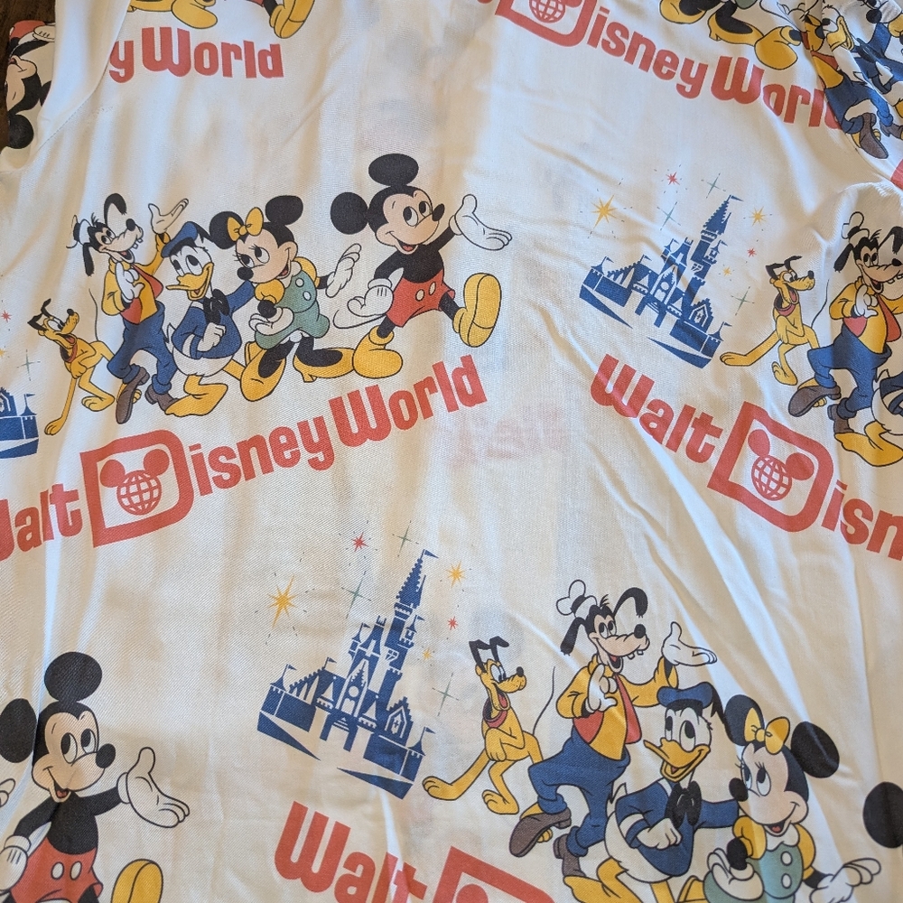 Disney Vault 50 Collection Mickey Mouse and Friends Button Up - Picture 6 of 6